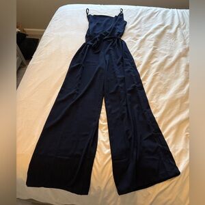 Kittenish Midnight Blue Jumpsuit